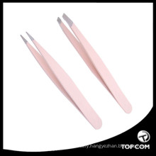 Best Quality Professional Set of 2 Black Anti Static Tweezers Including Straight & Curved For Make Up Eyelashes Extensions